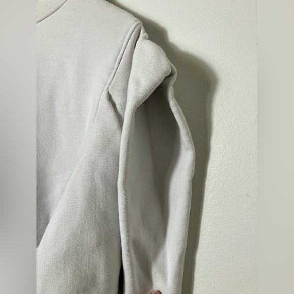 Agolde Strong Sholder Think Knit Sweater Women’s Sz M White Designer Casual - Picture 3 of 8